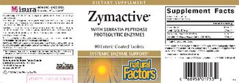 Natural Factors Zymactive Proteolytic Enzymes - supplement