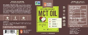 Natural Force 100% Pure Coconut MCT Oil Odorless & Unflavored - supplement