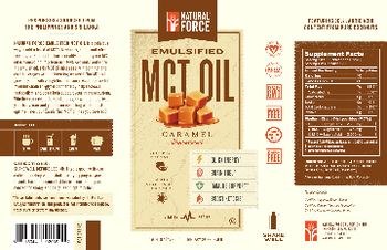 Natural Force Emulsified MCT Oil Caramel - supplement