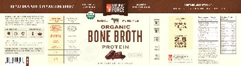 Natural Force Organic Bone Broth Protein Chocolate - supplement