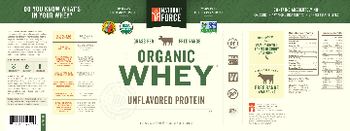 Natural Force Organic Whey Protein Unflavored - supplement