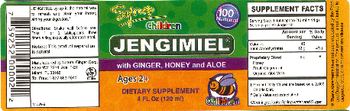 Natural Ginger Corp. Children Jengimiel Syrup With Ginger, Honey And Aloe - supplement