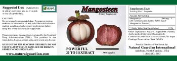 Natural Guardian Mangosteen - supplement