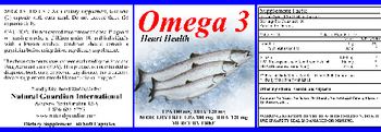 Natural Guardian Omega 3 Heart Health - supplement