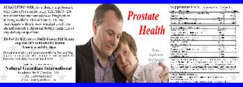 Natural Guardian Prostate Health - supplement
