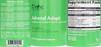 Natural Healthy Concepts Adrenal Adapt - adaptogenic herbal vitamin supplement supplement