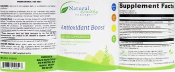 Natural Healthy Concepts Antioxidant Boost - supplement