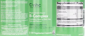 Natural Healthy Concepts B-Complex - supplement