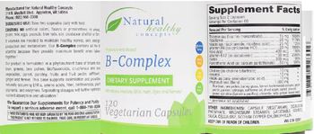 Natural Healthy Concepts B-Complex - supplement