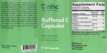 Natural Healthy Concepts Buffered C Capsules - supplement