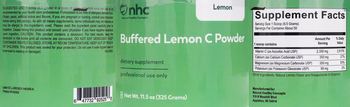Natural Healthy Concepts Buffered Lemon C Powder - supplement