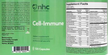 Natural Healthy Concepts Cell-Immune - supplement