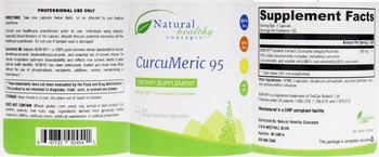 Natural Healthy Concepts CurcuMeric 95 - 