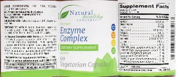 Natural Healthy Concepts Enzyme Complex - supplement
