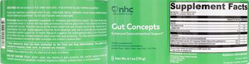 Natural Healthy Concepts Gut Concepts - supplement