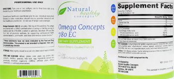 Natural Healthy Concepts Omega Concepts 780 EC - supplement