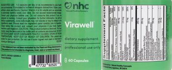 Natural Healthy Concepts Virawell - supplement
