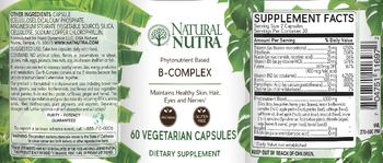 Natural Nutra B-Complex - supplement