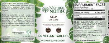 Natural Nutra Kelp with Iodine - supplement