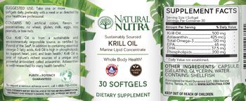 Natural Nutra Krill Oil - supplement