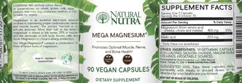 Natural Nutra Mega Magnesium - supplement