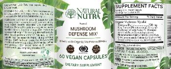 Natural Nutra Mushroom Defense Mix - supplement
