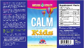 Natural Vitality Calm Specifics Kids Natural Berry Flavor - supplement