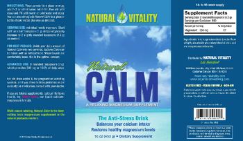 Natural Vitality Natural Calm - supplement