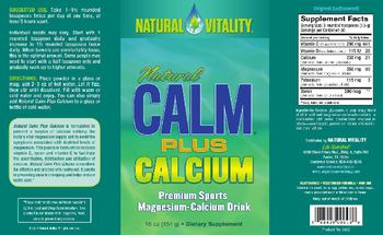 Natural Vitality Natural Calm Plus Calcium - supplement