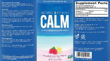 Natural Vitality Natural Vitality Calm Raspberry-Lemon Flavor - a magnesium supplement