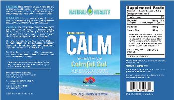 Natural Vitality Natural Vitality's Calm Calmful Gut Wildberry Flavor - supplement