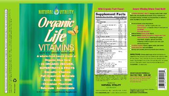 Natural Vitality Organic Life Vitamins - liquid supplement