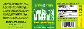Natural Vitality Plant-Sourced Minerals - supplement