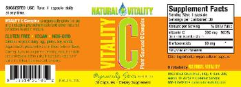 Natural Vitality Vitality C - supplement