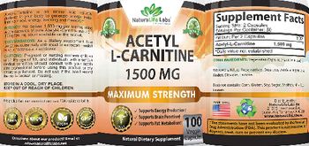 NaturaLife Labs Acetyl L-Carnitine 1500 mg - natural supplement