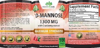 NaturaLife Labs D-Mannose 1300 mg - natural supplement