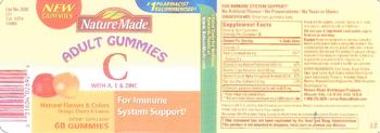 Nature Made Adult Gummies C With A, E & Zinc - supplement