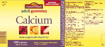 Nature Made Adult Gummies Calcium - supplement