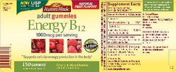 Nature Made Adult Gummies Energy B12 1000 mcg - vitamin b12 supplement