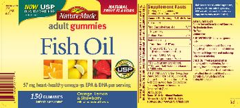 Nature Made Adult Gummies Fish Oil - supplement