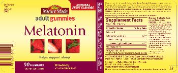 Nature Made Adult Gummies Melatonin Strawberry - supplement