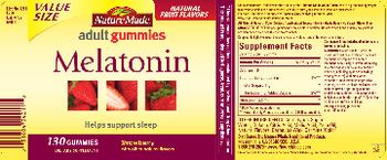 Nature Made Adult Gummies Melatonin Strawberry - supplement