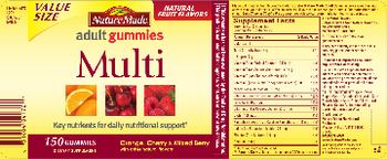 Nature Made Adult Gummies Multi - supplement