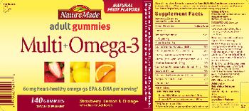 Nature Made Adult Gummies Multi + Omega-3 - supplement