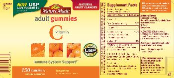 Nature Made Adult Gummies Vitamin C Tangerine - supplement