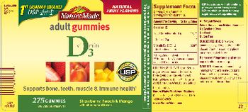 Nature Made Adult Gummies Vitamin D3 - supplement