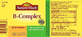 Nature Made B-Complex With Vitamin C - supplement
