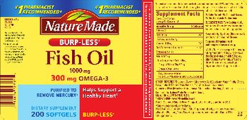 Nature Made Burp-less Fish Oil 1000 mg - supplement