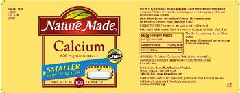 Nature Made Calcium 600 mg Supplement - 