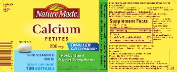 Nature Made Calcium Petites 200 mg - supplement